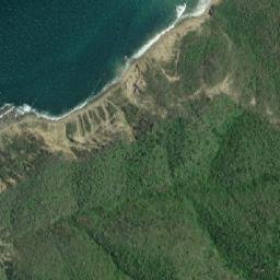 Satellite imagery of Punta Canoa, EC