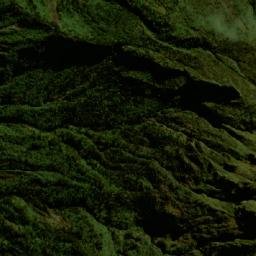 Satellite imagery of Volcan Mikeno, CD