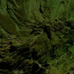 Satellite imagery of Volcan Mikeno, CD