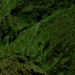 Satellite imagery of Volcan Mikeno, CD