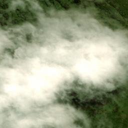 Satellite imagery of Volcan Visoke, CD