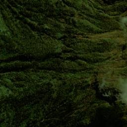 Satellite imagery of Volcan Mikeno, CD