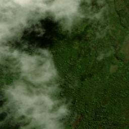 Satellite imagery of Volcan Visoke, CD