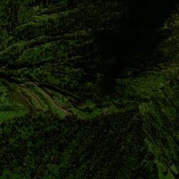 Satellite imagery of Volcan Mikeno, CD