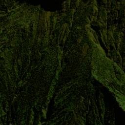 Satellite imagery of Volcan Mikeno, CD