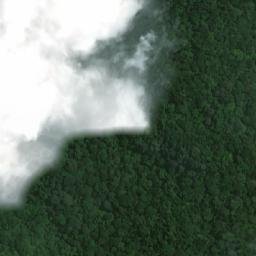 Satellite imagery of Mont Nsio, CD
