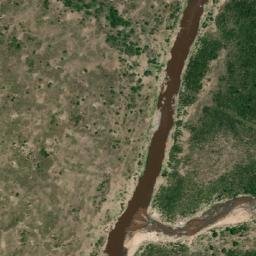 Satellite imagery of BP 21, River Mara. Pillar of stones about 30m from right bank., KE