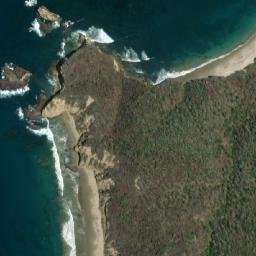 Satellite imagery of Punta Mala, EC