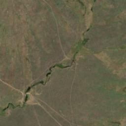 Satellite imagery of BP22, Pillar of earth and stones on ridge., KE
