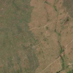Satellite imagery of BP22, Pillar of earth and stones on ridge., KE