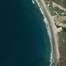 Satellite imagery of Punta Illote, EC