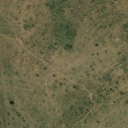 Satellite imagery of BP24, Pillar of white quartz on wooded ridge, KE