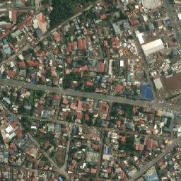 Satellite imagery of Goma, CD