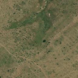 Satellite imagery of BP24, Pillar of white quartz on wooded ridge, KE