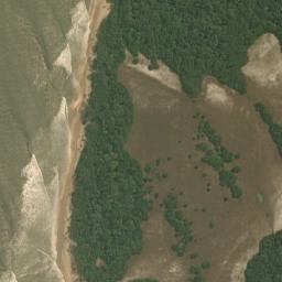 Satellite imagery of Pointe Komandji, GA
