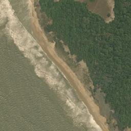 Satellite imagery of Pointe Komandji, GA