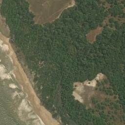 Satellite imagery of Pointe Komandji, GA