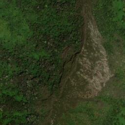 Satellite imagery of Mont Biega, CD