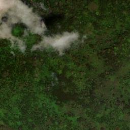 Satellite imagery of Mont Biega, CD