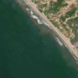 Satellite imagery of Punta de Piedra, EC