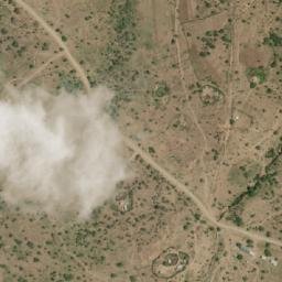 Satellite imagery of Meru / Arusha DC District Border, KE