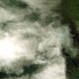 Satellite imagery of Cerro Santa Clara, EC