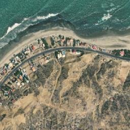 Satellite imagery of Punta Cardo Grande, PE