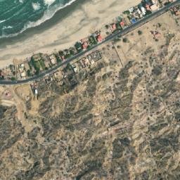 Satellite imagery of Punta Cardo Grande, PE