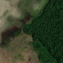 Satellite imagery of Pointe Lékondé, CG