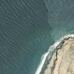 Satellite imagery of Cabo Blanco, PE