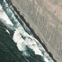 Satellite imagery of Punta Balcones, PE