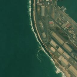 Satellite imagery of Pointe Noire, CG
