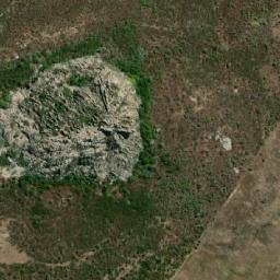 Satellite imagery of Serrote Muxió, BR