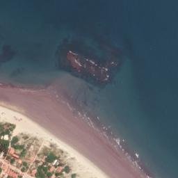 Satellite imagery of Ponta do Mel, BR
