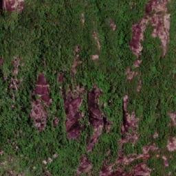 Satellite imagery of Serra do Mel, BR