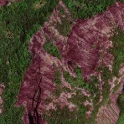 Satellite imagery of Serra do Mel, BR