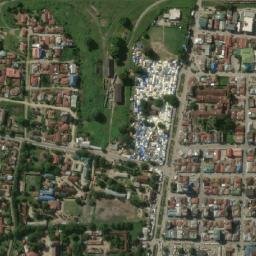 Satellite imagery of Majengo/Nagmiani Kati Ward Border, TZ