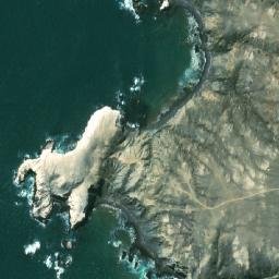 Satellite imagery of Punta Ñermete, PE