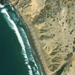 Satellite imagery of Punta Negra, PE