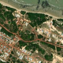 Satellite imagery of Cabo Calcanhar, BR