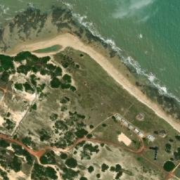 Satellite imagery of Cabo Calcanhar, BR