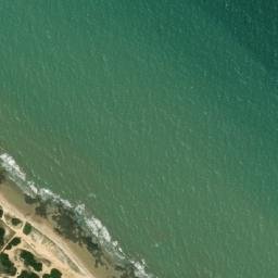 Satellite imagery of Cabo Calcanhar, BR
