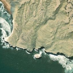 Satellite imagery of Punta Guanera, PE