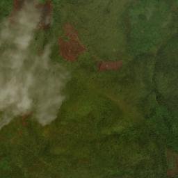 Satellite imagery of Mont Bisinza, CD