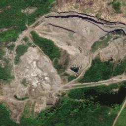 Satellite imagery of Serra Pelada I, BR