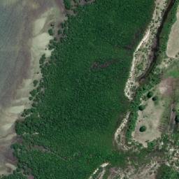 Satellite imagery of Ras Mwanda, TZ