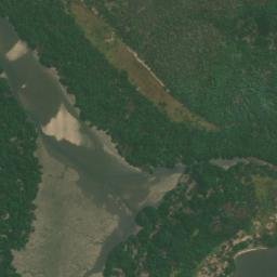 Satellite imagery of Pointe Huard, CD