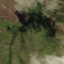 Satellite imagery of Cerro Calucan, PE