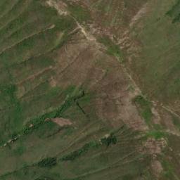 Satellite imagery of Cerro Calucan, PE