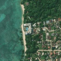 Satellite imagery of Ras Mbweni, TZ